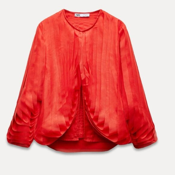 ZARA STRUCTURED ORGANZA JACKET